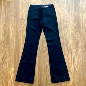 Alice and Olivia black knit pants